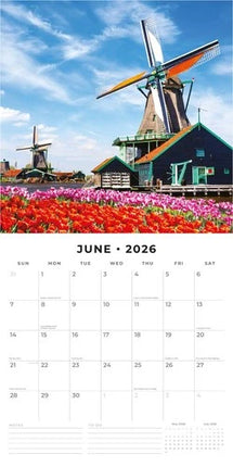 Red Robin Windmills of Holland Kalender 2026