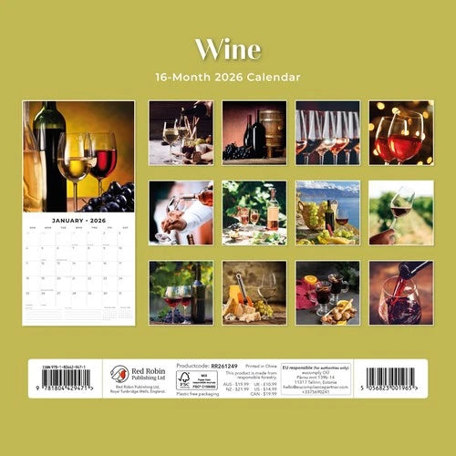 Red Robin Wine Kalender 2026