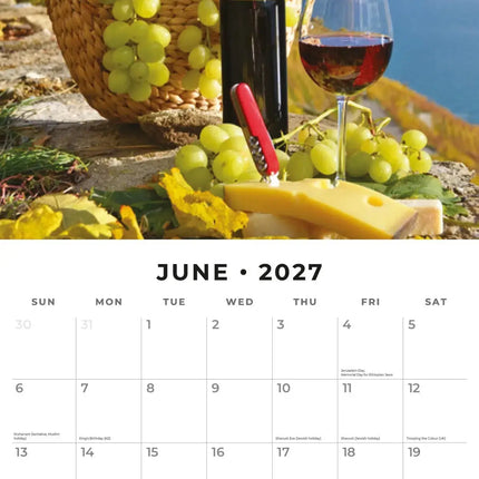Red Robin Wine Kalender 2027
