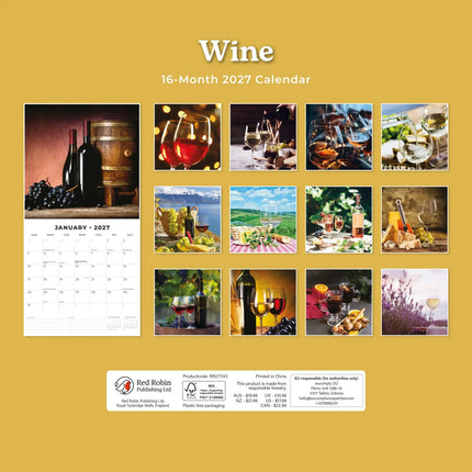 Red Robin Wine Kalender 2027
