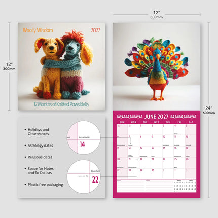 Red Robin Woolly Wisdom - Brilliantly Brave Kalender 2027