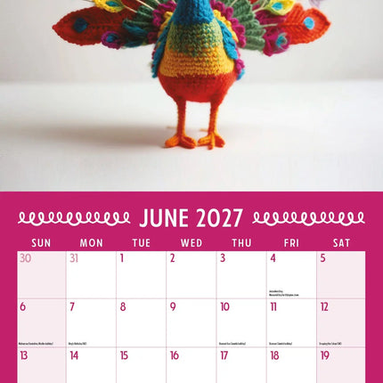 Red Robin Woolly Wisdom - Brilliantly Brave Kalender 2027