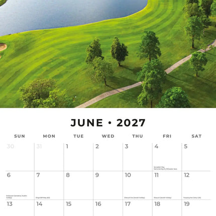 Red Robin World of Golf Kalender 2027
