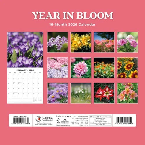 Red Robin Year in Bloom Kalender 2026