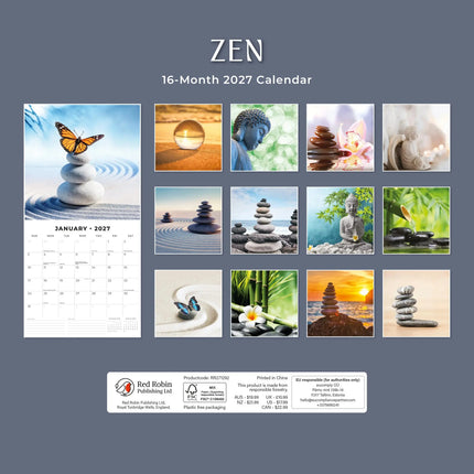 Red Robin Zen Kalender 2027