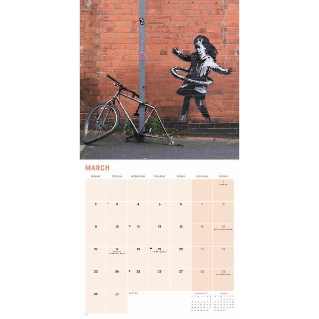 Red Star Banksy Kalender 2026