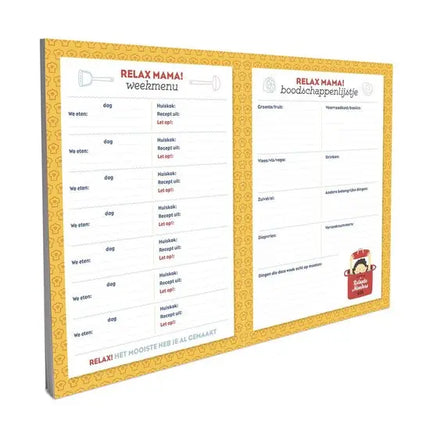 Relax Mama Relax Mama Maaltijdplanner