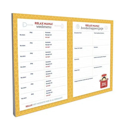 Relax Mama Relax Mama Maaltijdplanner
