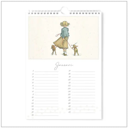 Rosefairytales Beestenboel Verjaardagskalender A4