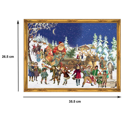 Sellmer Adventskalender Kerstman in Rendieren Ar