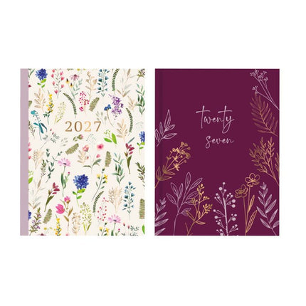 Tallon A5 Agenda 2027 Bee & Floral