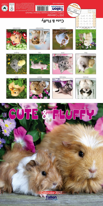 Tallon Animal Families, Cute & Fluffy Kalender 2027