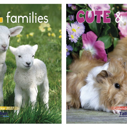Tallon Animal Families, Cute & Fluffy Kalender 2027