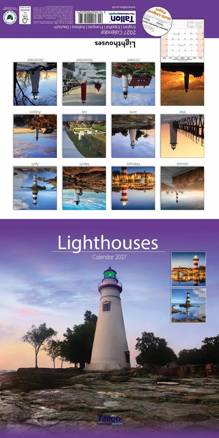 Tallon Beach Hut, Light House & Windmill Kalender 2027