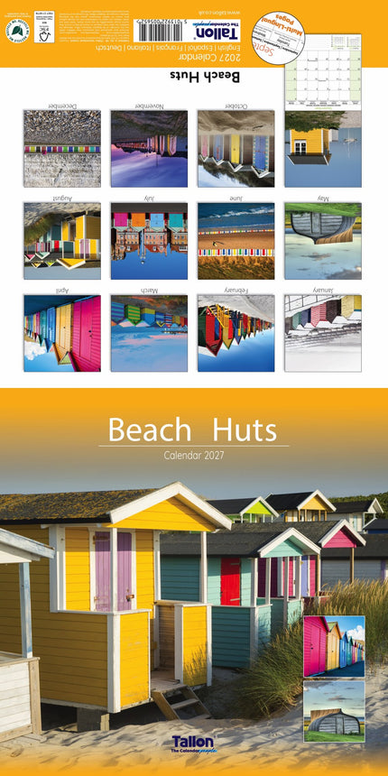 Tallon Beach Hut, Light House & Windmill Kalender 2027