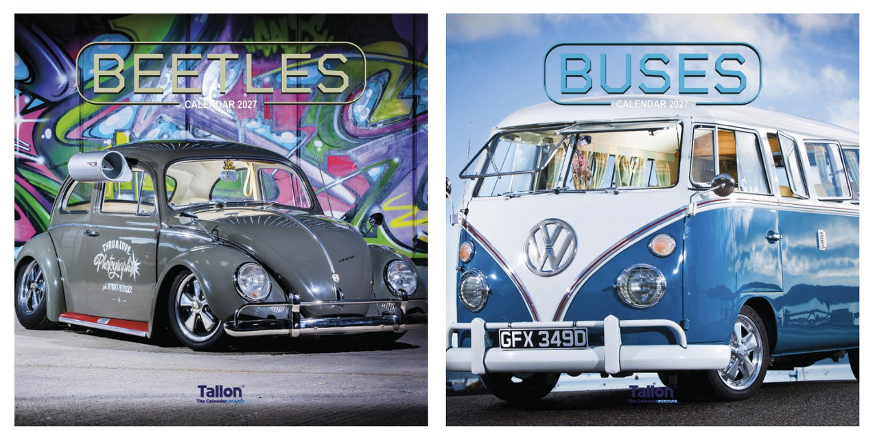 Tallon Beetles & Buses Kalender 2027