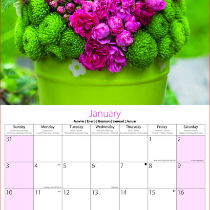 Tallon Bouquets, Flowers & Gardens Kalender 2027