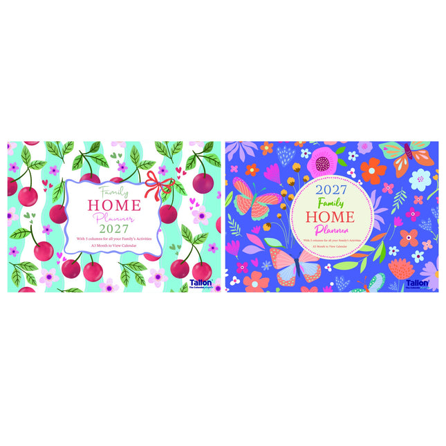 Tallon Cherries & Butterflies Familieplanner 2027