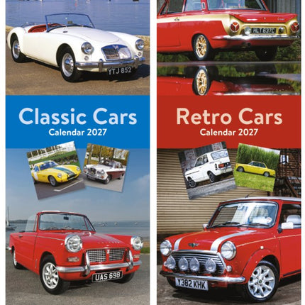 Tallon Classic & Retro Cars Kalender 2027 Slimline