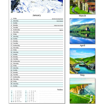 Tallon Coasts & Scenes Kalender 2027 Slimline
