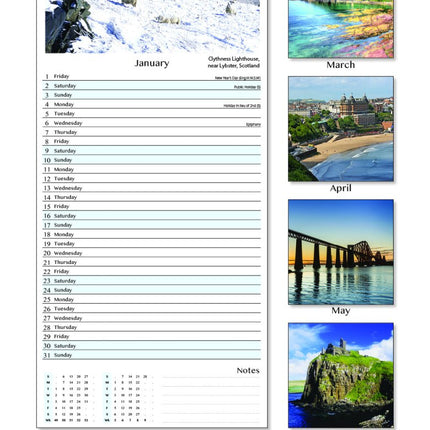 Tallon Coasts & Scenes Kalender 2027 Slimline