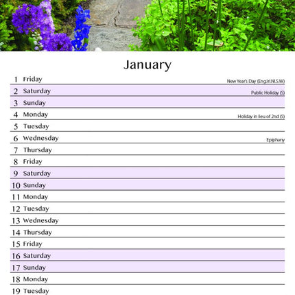 Tallon Cottages & Gardens Kalender 2027 Slimline
