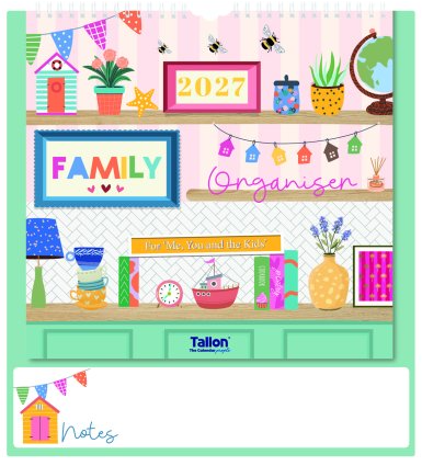 Tallon Country Garden and Kitchen Family Organiser 2027