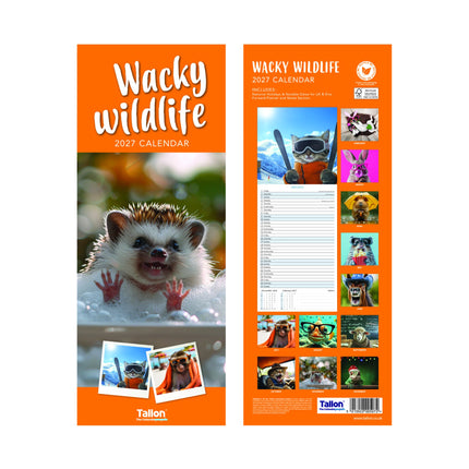Tallon Crazy Animals Kalender 2027 Slimline