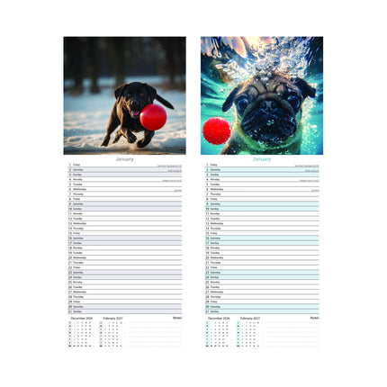 Tallon Fetch Kalender 2027 Slimline