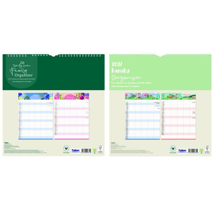 Tallon Flowers and Town Scene Family Organiser 2027