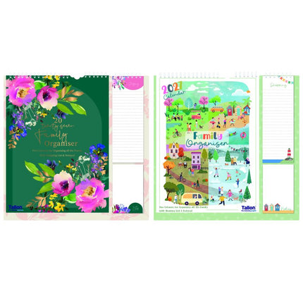 Tallon Flowers and Town Scene Family Organiser 2027