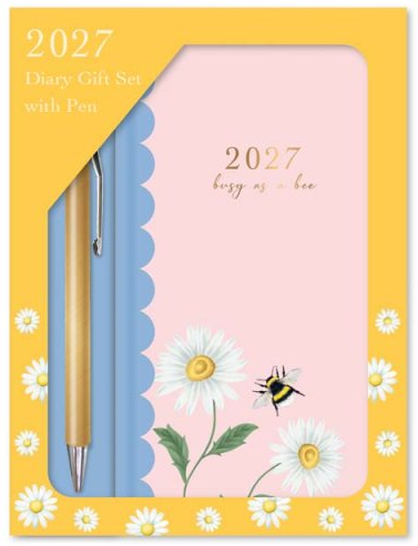Tallon Giftset Slim Agenda 2027 Bees Met Pen