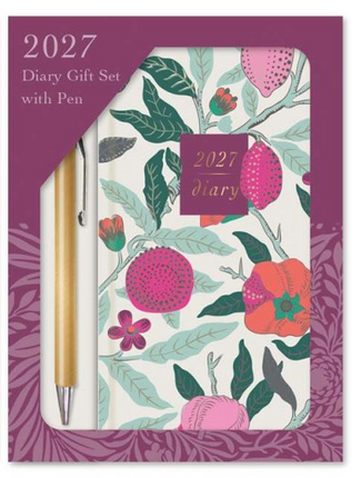 Tallon Giftset Slim Agenda 2027 Floral Met Pen