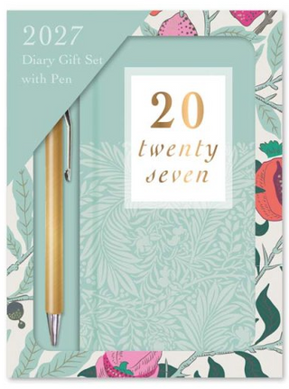 Tallon Giftset Slim Agenda 2027 Floral Met Pen