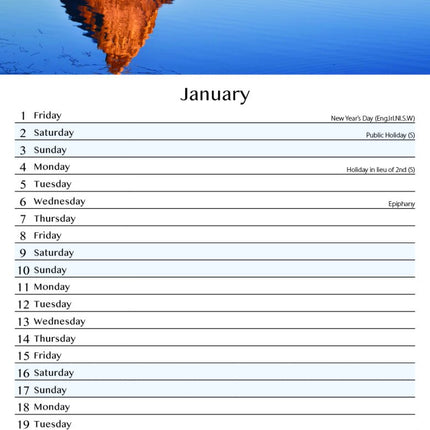 Tallon Hymns & Psalms Kalender 2027 Slimline