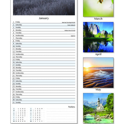 Tallon Hymns & Psalms Kalender 2027 Slimline