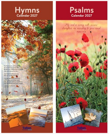 Tallon Hymns & Psalms Kalender 2027 Slimline