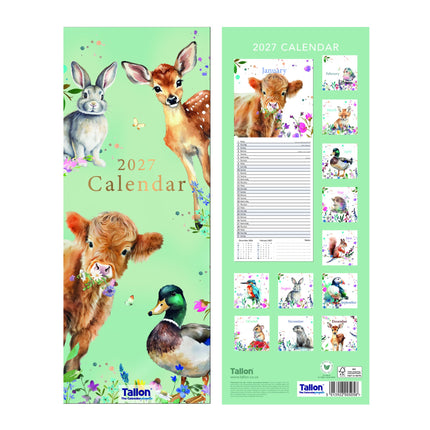 Tallon Mixed Illustrative Kalender 2027 Slimline