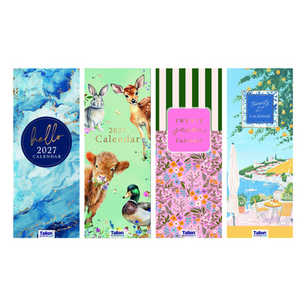 Tallon Mixed Illustrative Kalender 2027 Slimline