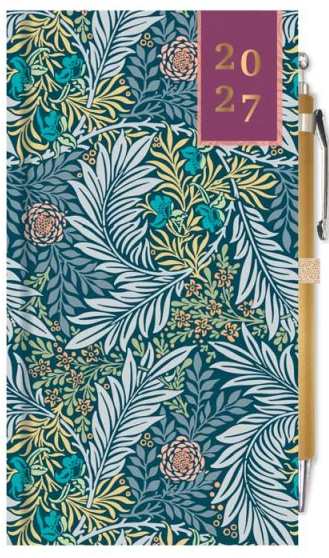 Tallon Slim Agenda 2027 Florals Met Pen