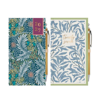 Tallon Slim Agenda 2027 Florals Met Pen