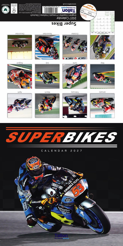 Tallon Super Bikes & Fast Cars Kalender 2027