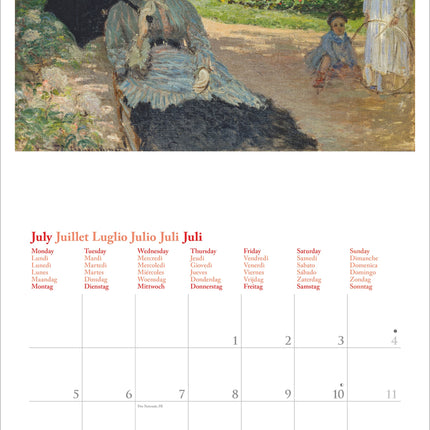 teNeues Publishing Claude Monet Kalender 2027