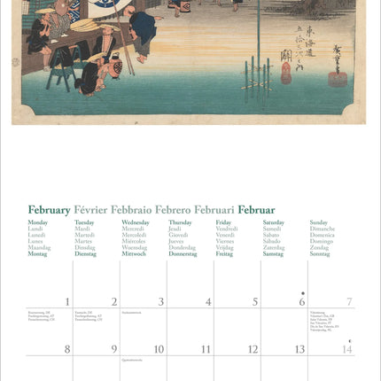 teNeues Publishing Hiroshige Kalender 2027