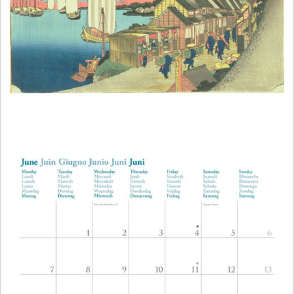 teNeues Publishing Hiroshige Kalender 2027