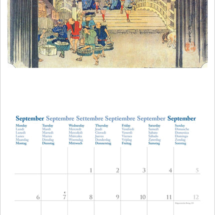 teNeues Publishing Hiroshige Kalender 2027