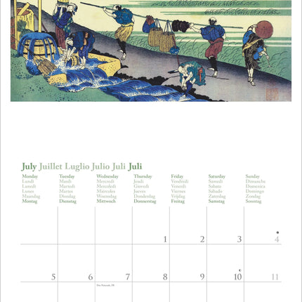teNeues Publishing Hokusai Kalender 2027