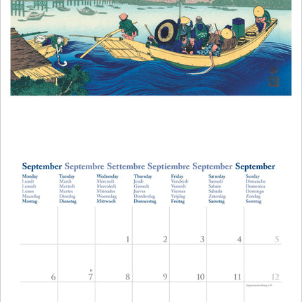 teNeues Publishing Hokusai Kalender 2027