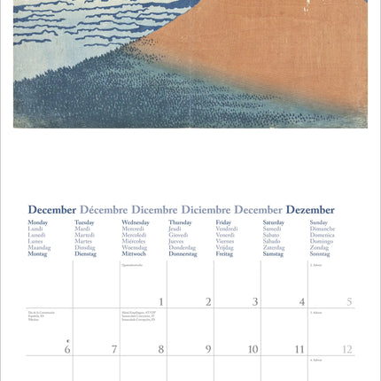teNeues Publishing Hokusai Kalender 2027