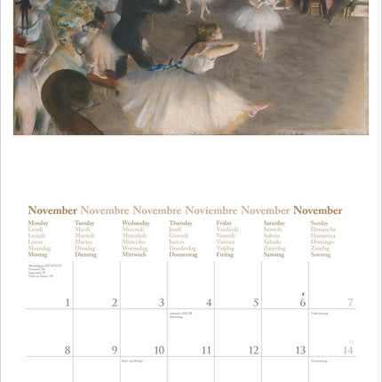 teNeues Publishing Impressionism Kalender 2027